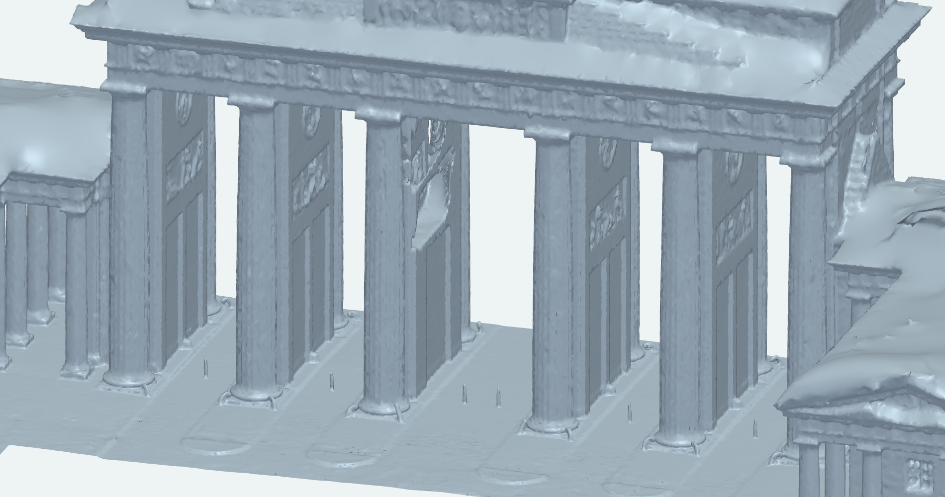 Original scanned geometry of the Brandenburg Gate columns