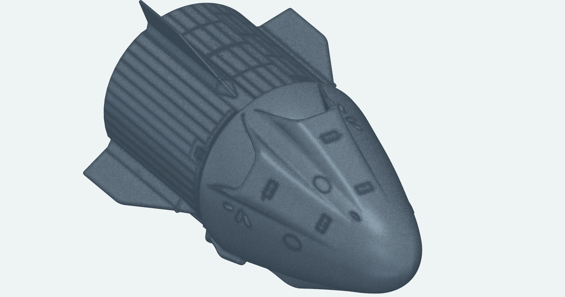 Crewed Reentry Vehicle — GeometryAI validation