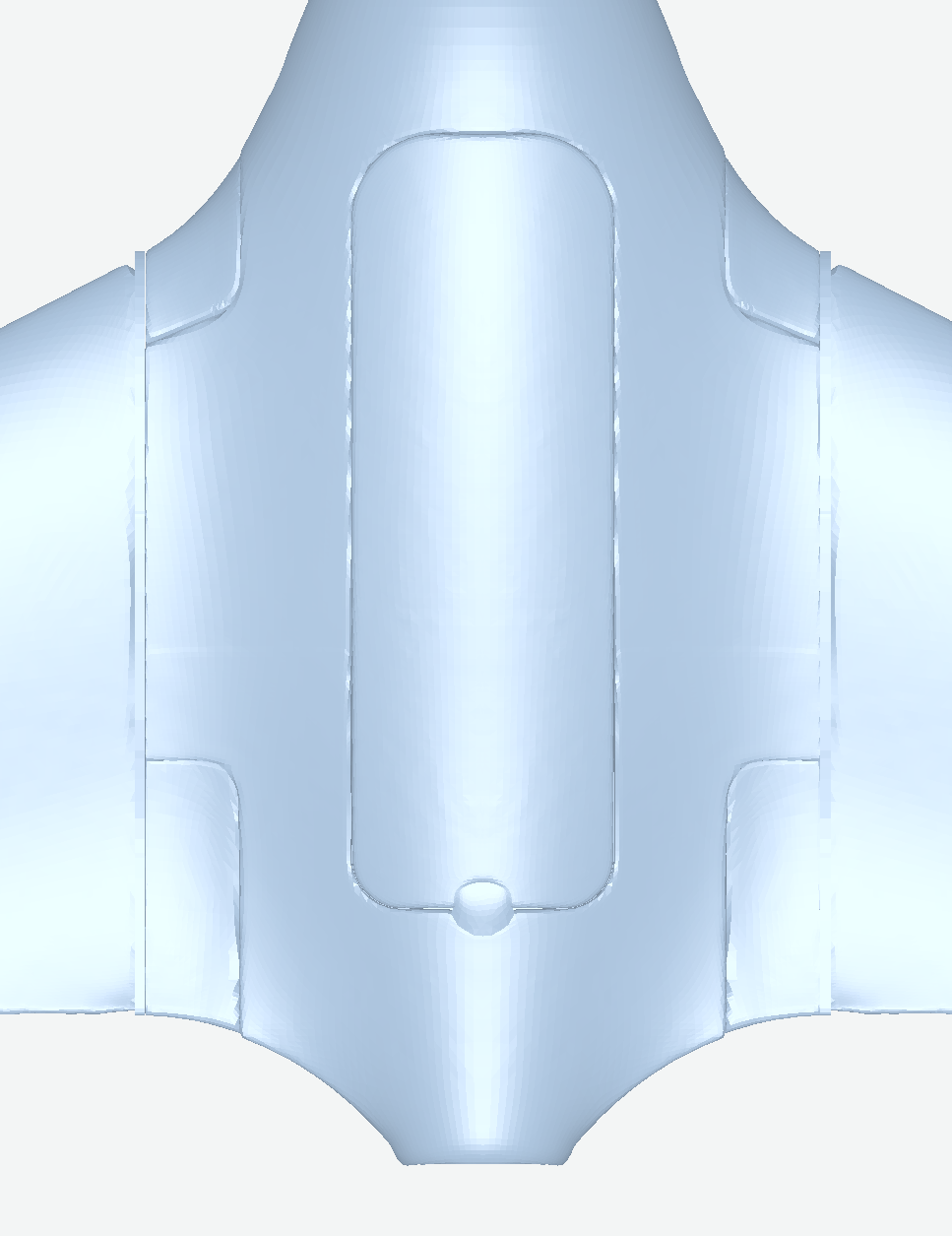 Gaps between scanned panels