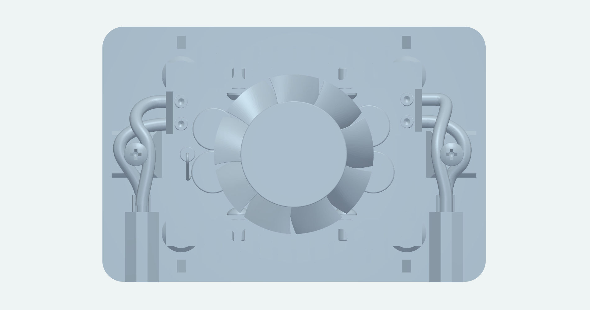 DC MRF input geometry from the top viewpoint