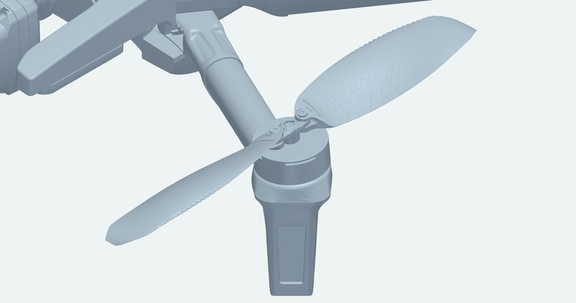 Input geometry of a Parrot ANAFI rotor